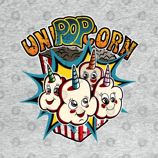 Unicorn Popcorn (The Uni-POP-Corn) by dkdesigns27